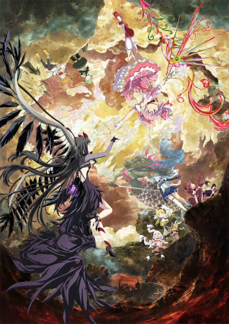 Póster de Puella Magi Madoka Magica the Movie -Walpurgisnacht: Rising-